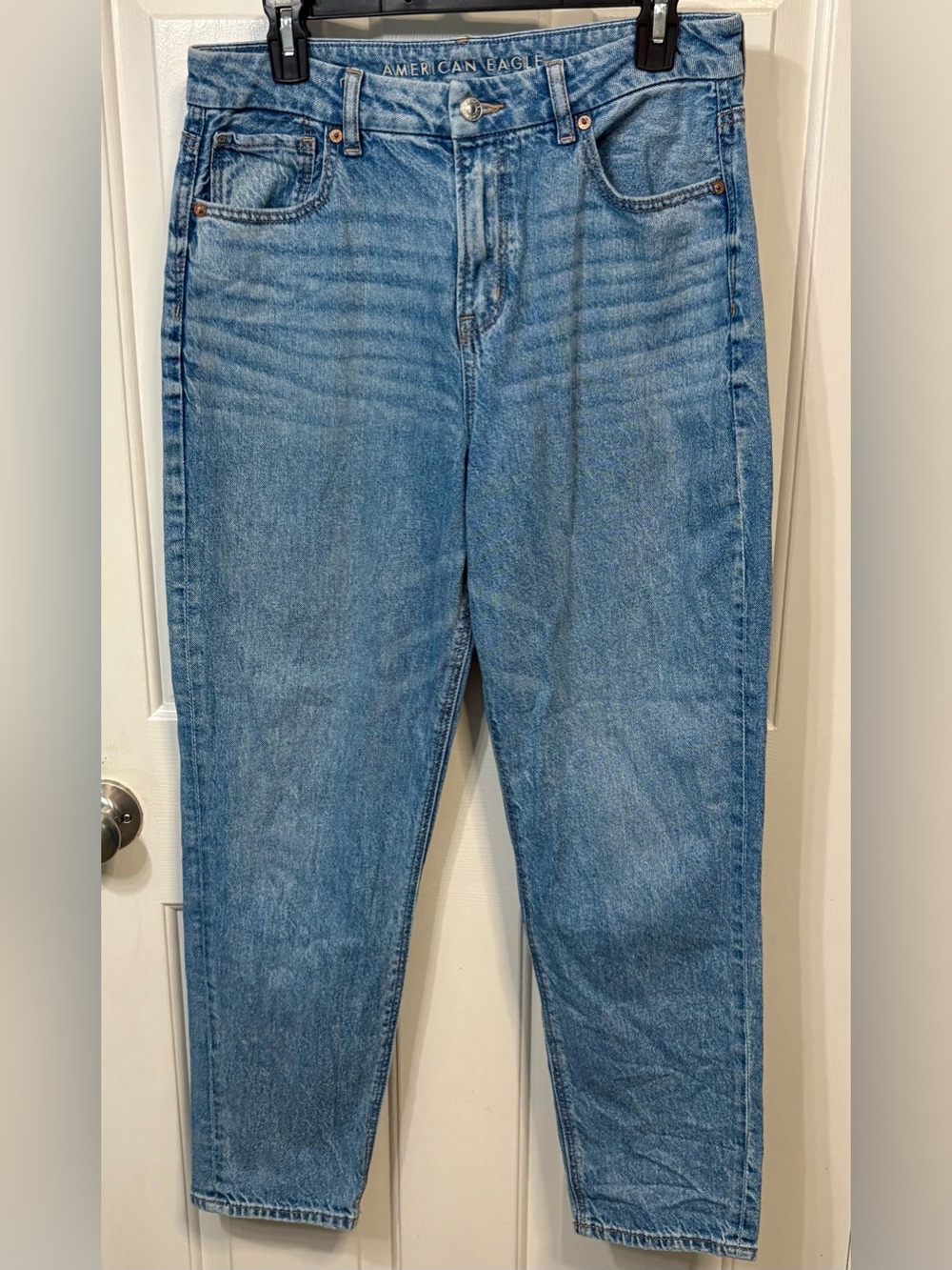 American Eagle Outfitters Light Blue Straight Leg Jeans